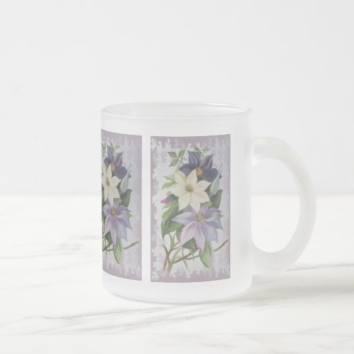 Clematis que sube tazas