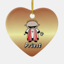 Clero religioso del sacerdote del empleo personali ornamento de navidad