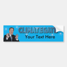 Climategate Bump1, personalizado Pegatina De Parachoque