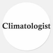 Climatologist Pegatinas Redondas