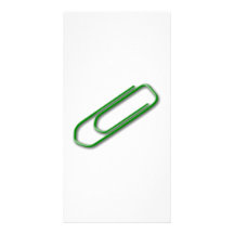 Clip del Libro Verde Plantilla Para Tarjeta De Foto