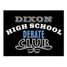 Club de la High School secundaria - discusión Tarjeta Postal