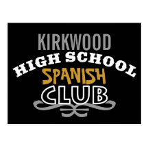 Club de la High School secundaria - español Tarjetas Postales