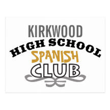 Club de la High School secundaria - español Postales