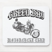 Club de la motocicleta del Green Bay Tapete De Ratón