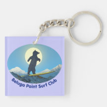 Club de la resaca del punto de la beluga llavero