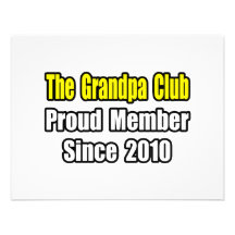 Club del abuelo… desde 2010 invitación personalizada