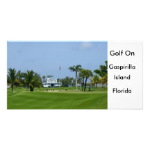 Club   del golf de Gasparilla Tarjetas Fotográficas