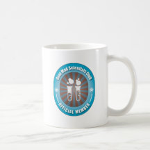 Club enojado fresco de los científicos taza