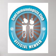 Club fresco de los inmunologistas posters