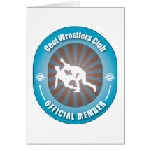 Club fresco de los luchadores felicitacion 
