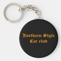 Club septentrional del coche del estilo llaveros