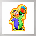 Clute lindo con Baloons Posters