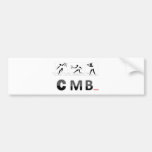 CMB SE DIVIERTE EL LOGOTIPO ETIQUETA DE PARACHOQUE
