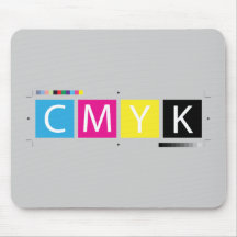 CMYK preprensan colores Tapetes De Ratones