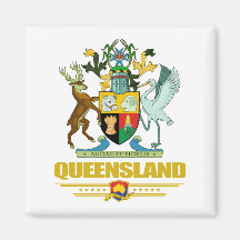 COA de Queensland Imán De Frigorifico