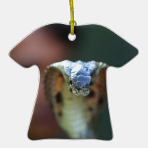Cobra negra ornamento para arbol de navidad