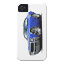 Coche 1968 del azul de Buick GS Case-Mate iPhone 4 Protectores