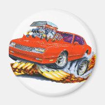 Coche 1986-88 del rojo de Monte Carlo Iman Para Frigorífico