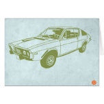 Coche 2 del dibujo animado felicitaciones