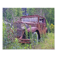 Coche abandonado fotos