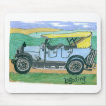 Coche antiguo tapete de raton