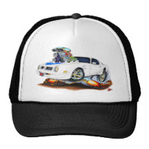 Coche Blanco-Azul 1974-76 del transporte Gorros Bordados