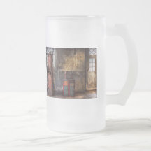 Coche - bombas de gas taza de café
