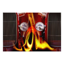 Coche caliente clásico fotos