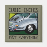 Coche clásico: 356 pulgadas más que cúbicas refrig imán para frigorifico