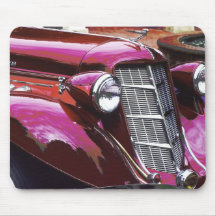 Coche clásico: Castaño Alfombrillas De Ratón