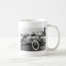 Coche de carreras 1913 taza de café