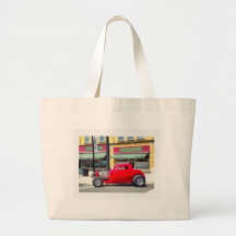 Coche de carreras del cupé del Deuce de Lil en roj Bolsas