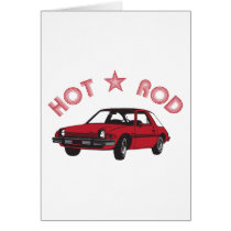 Coche de carreras tarjetas