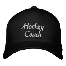Coche de hockey gorra bordada