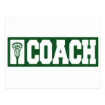 Coche de LaCrosse - verde tarjetas postales