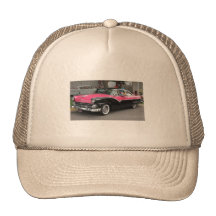 coche de los años 50 gorra