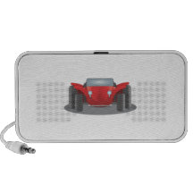 Coche de playa sistema altavoz