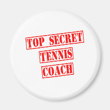 Coche de tenis secretísimo imán de frigorífico