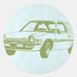 Coche del dibujo animado etiquetas  