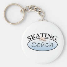 Coche del patinaje artístico llaveros