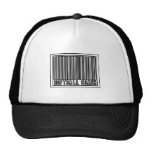 Coche del softball del código de barras gorras