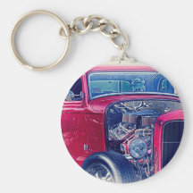 Coche del vintage " del "coche clásico" del "coche llaveros personalizados