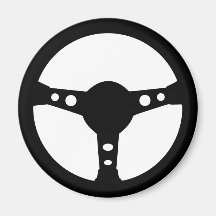 Coche del volante imanes para frigoríficos