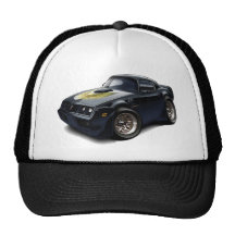 Coche negro 1979-81 del transporte gorros  