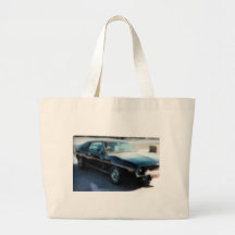 Coche negro bolsas lienzo