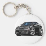 Coche negro de Chrysler 300 Llaveros