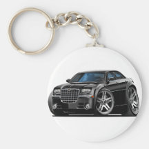 Coche negro de Chrysler 300 Llaveros