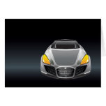 Coche negro tarjeton
