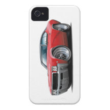 Coche superior Rojo-Negro 1968 de Buick GS Case-Mate iPhone 4 Coberturas